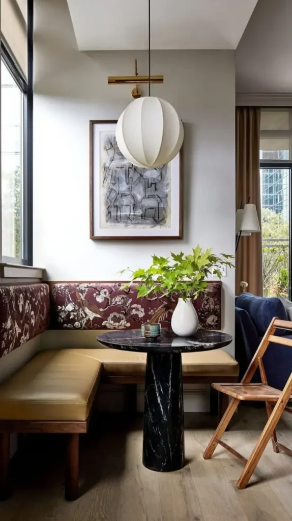 Breakfast Nook Built-in Bench Seating