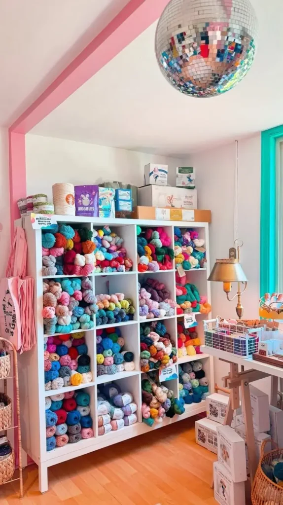 Color-Coordinated Craft room Color-Coordinated Craft room