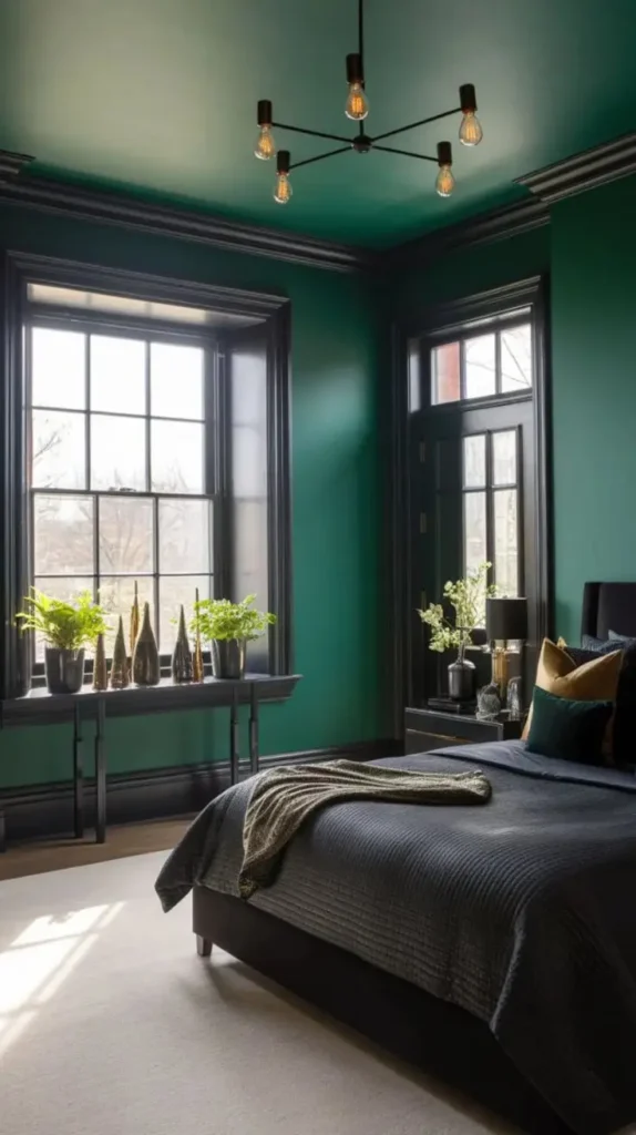 Emerald Green Bedroom for a Fresh and Regal Feel Emerald Green Bedroom for a Fresh and Regal Feel