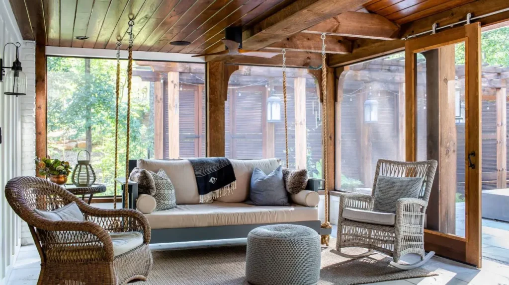 Farmhouse Inspired  Season Porch Ideas