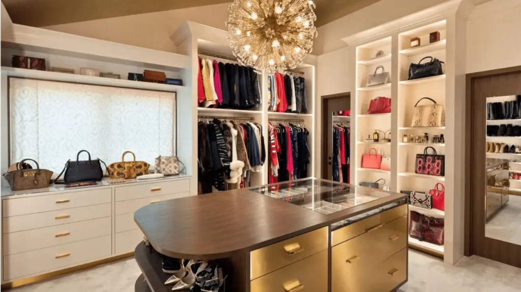 Luxury Slanted Ceiling Closet