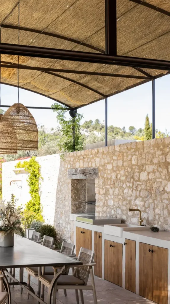 Mediterranean Outdoor Kitchen Mediterranean Outdoor Kitchen