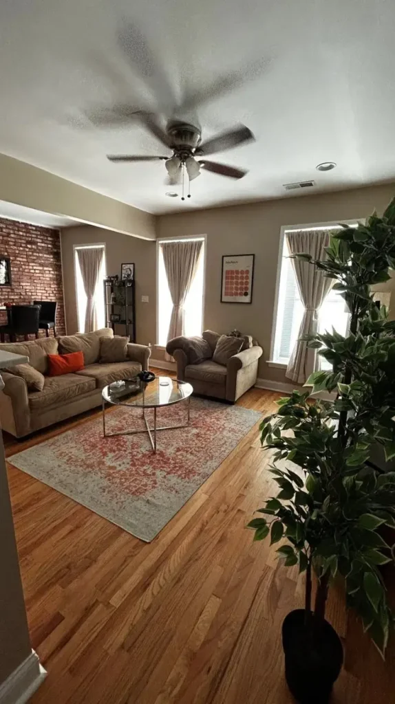 Modern Minimalist Brown and Beige Living Room Modern Minimalist Brown and Beige Living Room
