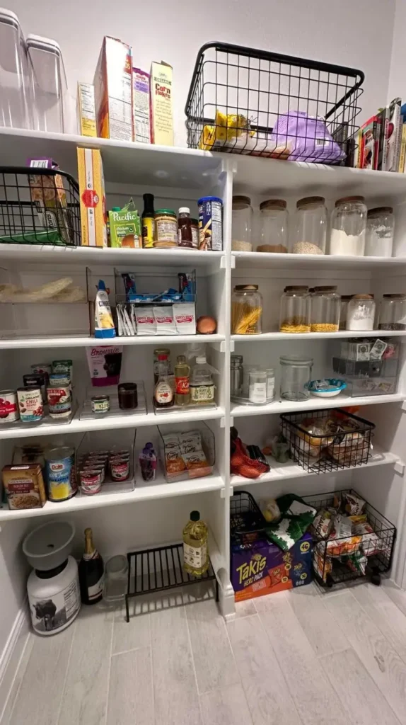Pantry Organization Adjustable Shelving