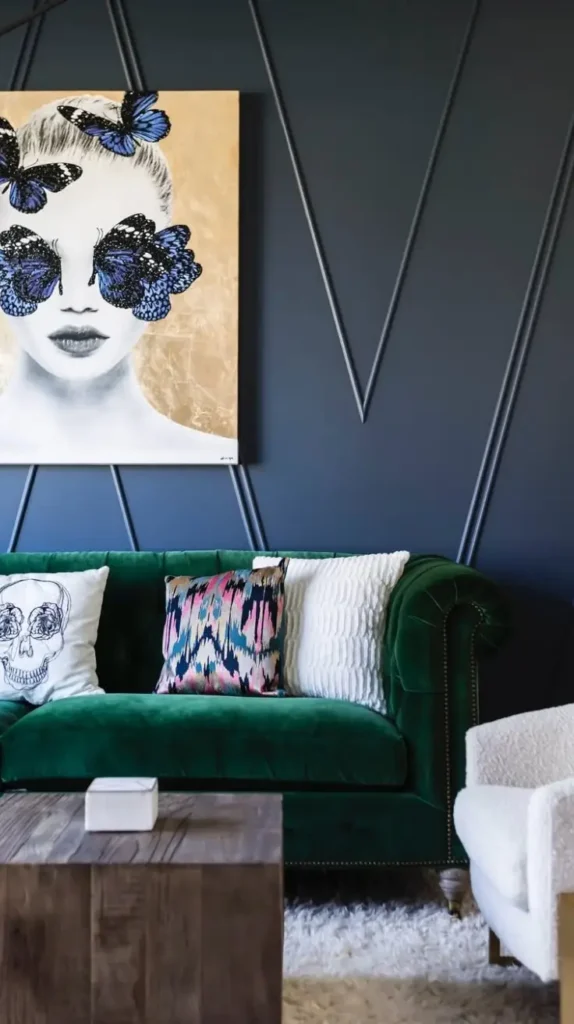 behind couch Accent Wall  behind couch Accent Wall