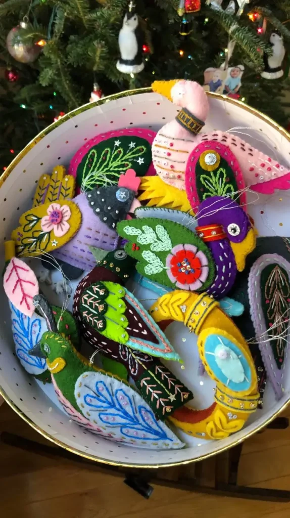 Felt Christmas Ornaments Felt Christmas Ornaments