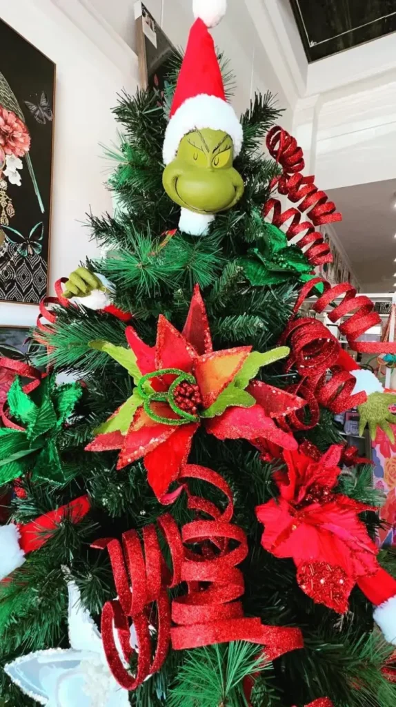 Grinch Christmas Tree Topper