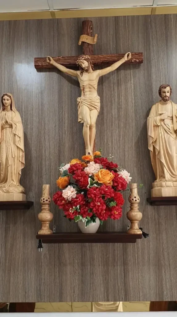 Home Altar with Saint Collections