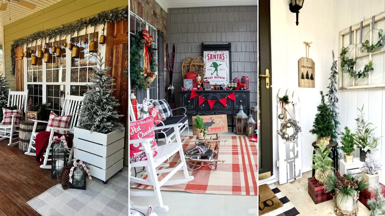 Porch Christmas Decorations to Make Your Home Shine This Holiday Season
