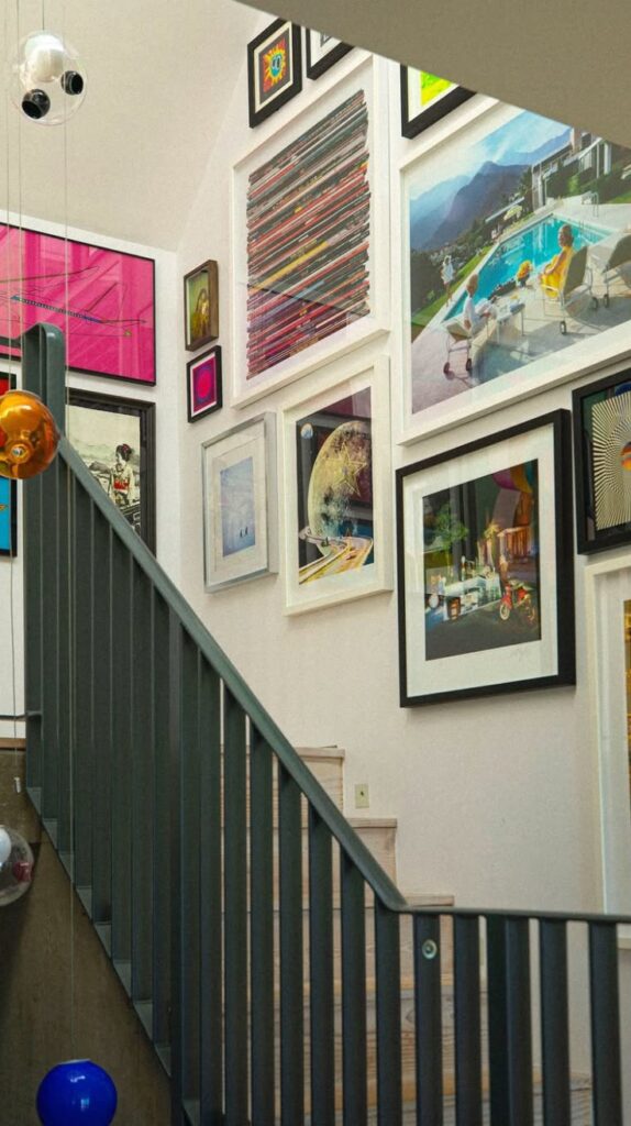 Staircase Wall Decor Framed Art Collections