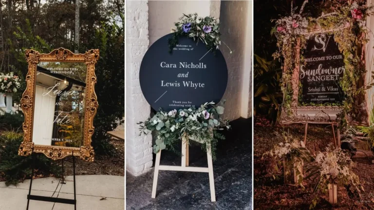 Wedding Welcome Sign Ideas That Create an Unforgettable First Impression