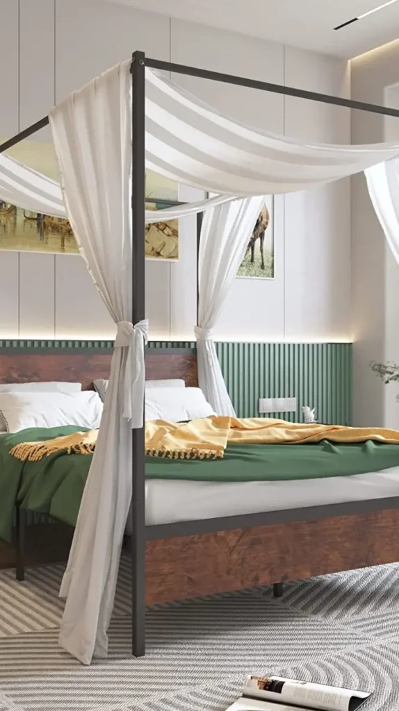 Canopy Bedroom Modern Minimal Lines