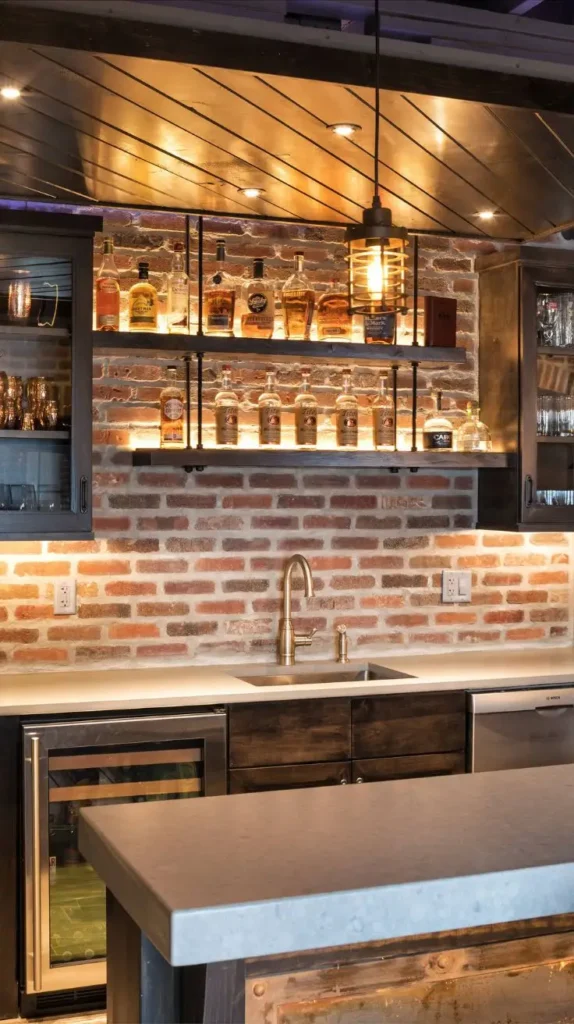 Dining Room Industrial Bar ideas