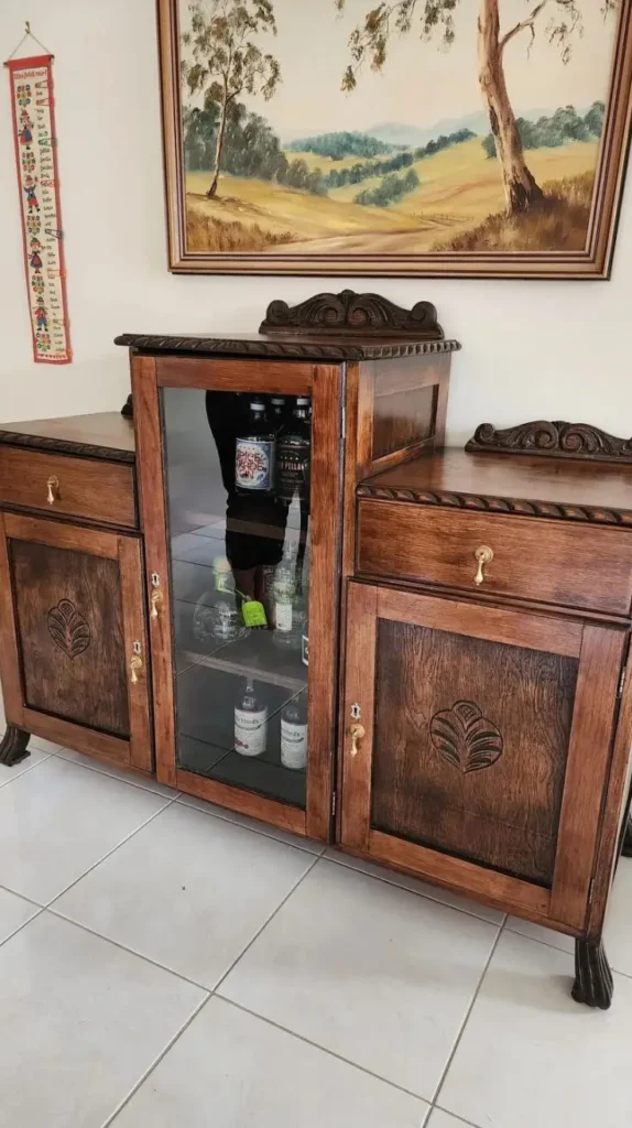 Dining Room Vintage Bar Cabinet