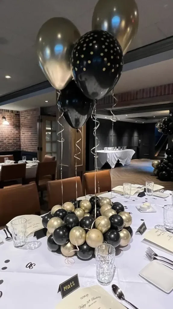 Floating Balloon Centerpieces 