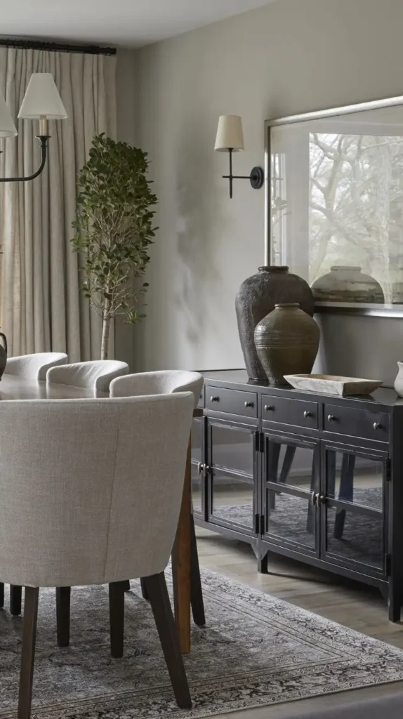 Glass-Front Design Buffet dining room