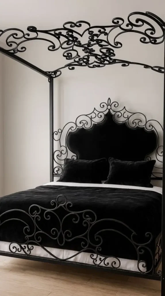 Industrial Canopy Bedroom