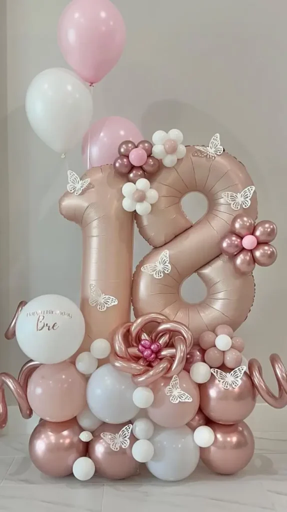 Number Balloon Displays