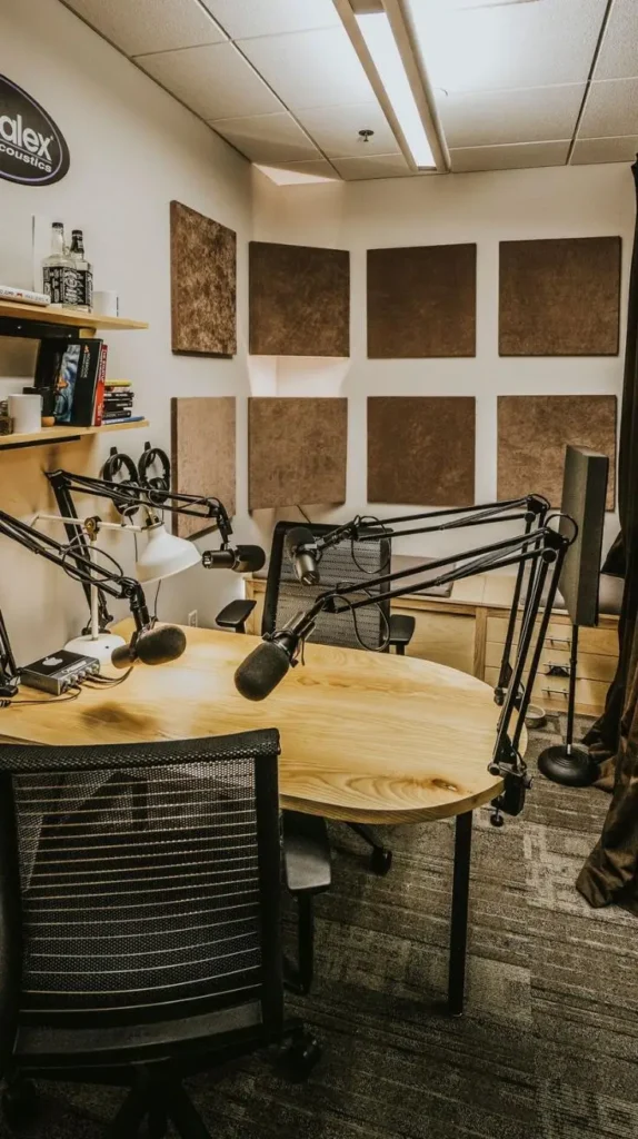 Small Space Podcast Studio Design Small Space Podcast Studio Design
