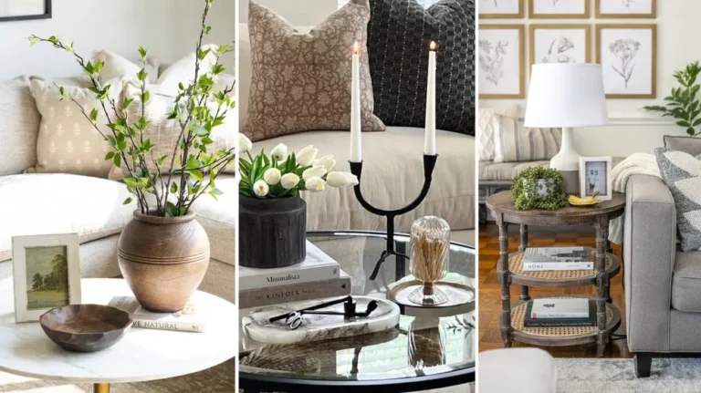 End Table Decor Ideas That Bring Warmth, Balance, and Style to Your Home