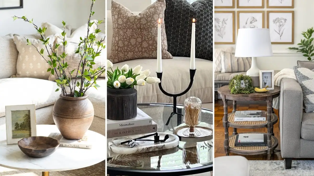 End Table Decor Ideas That Bring Warmth, Balance, and Style to Your Home