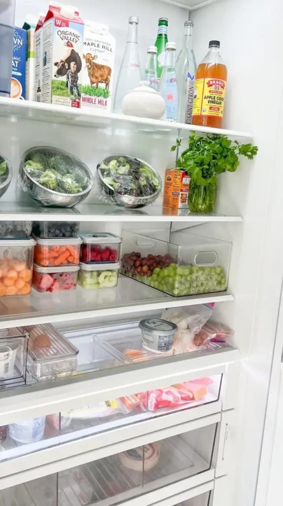 Fridge Organization Group Foods 