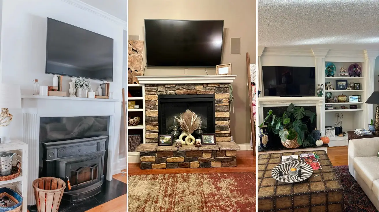 Mantle Decorating Ideas with TV for a Stylish Living Room