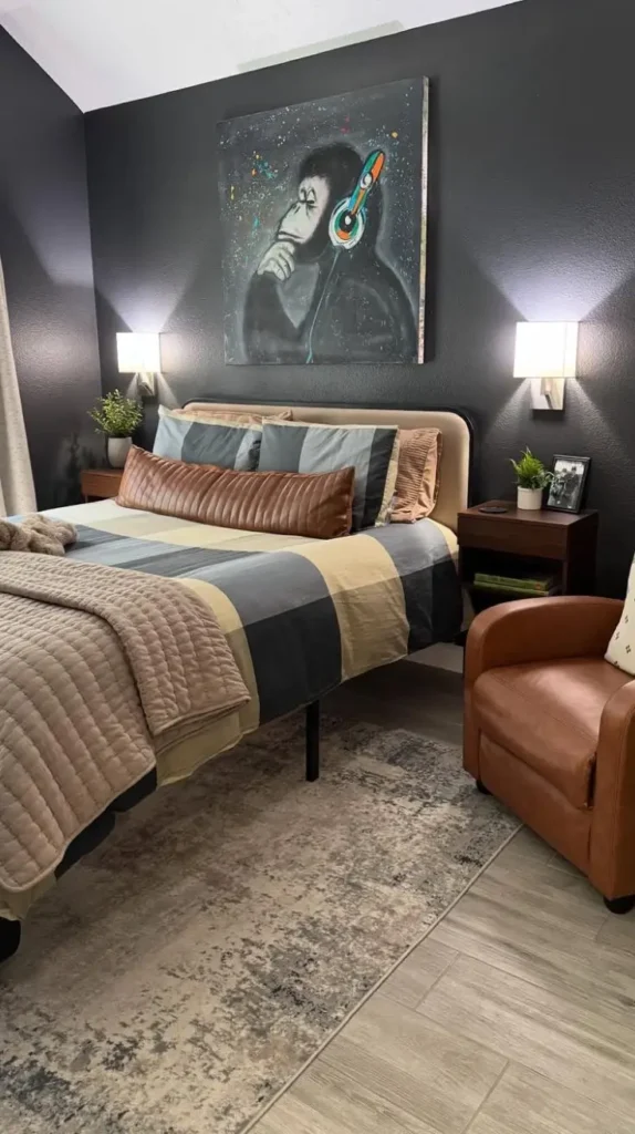 Mens bedroom Masculine Design Ideas