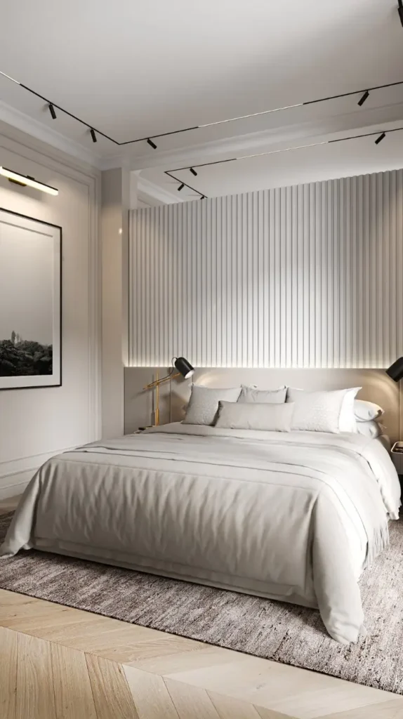 Men's minimalist Bedroom