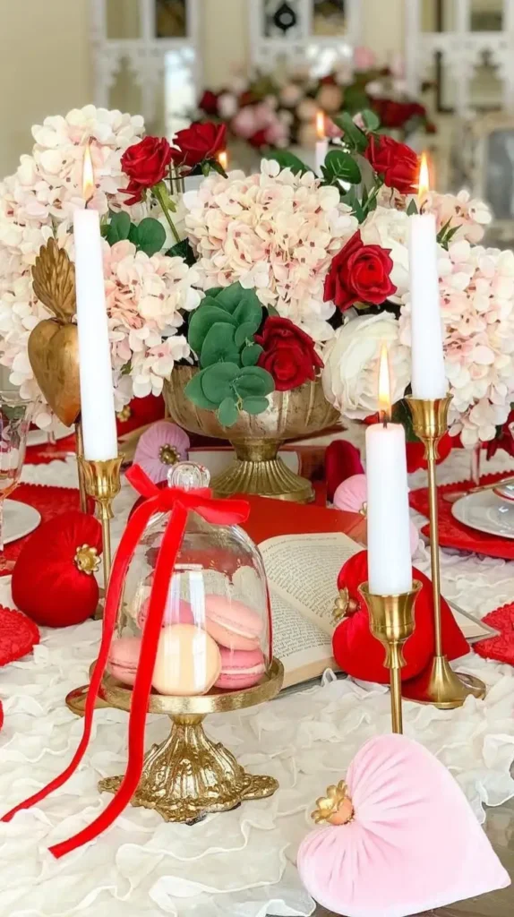 Valentine’s Table Decor Candlelit