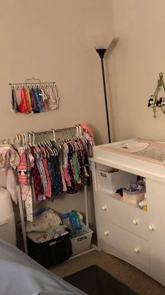 Baby Set Up in Parents Room