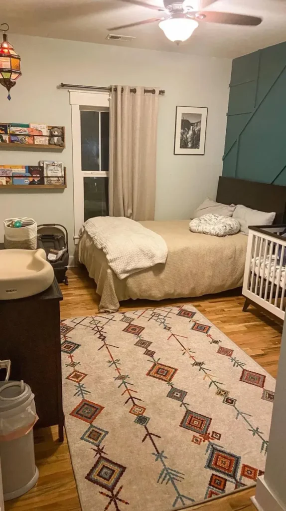 Baby Set Up in Parents Room