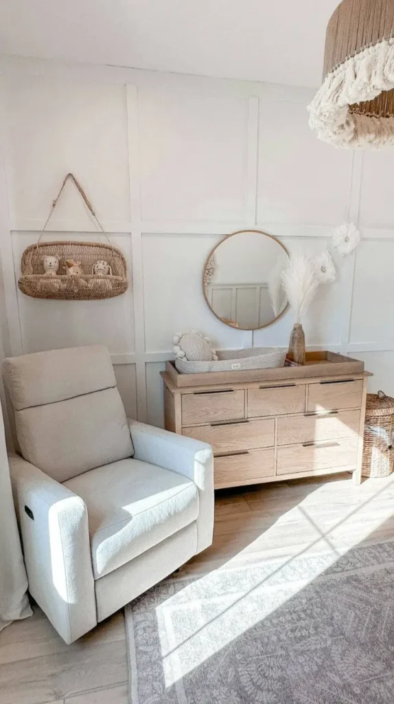 Baby Set Up in Parents Room