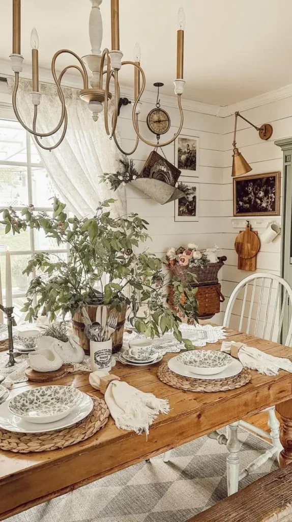 Simple Farmhouse Table Decor Ideas