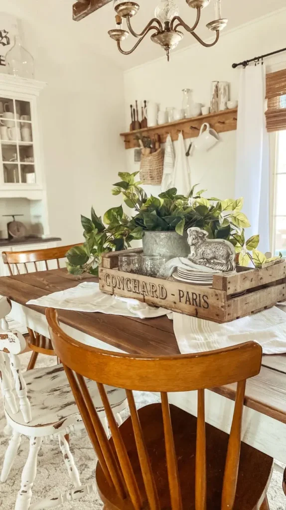 Simple Farmhouse Table Decor Ideas