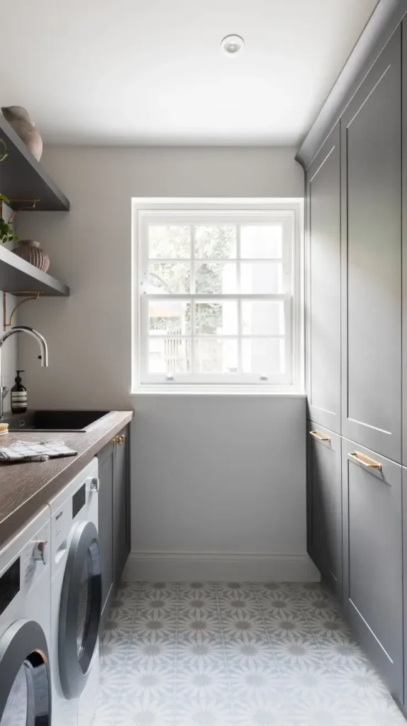 Small Narrow Laundry Room Ideas 