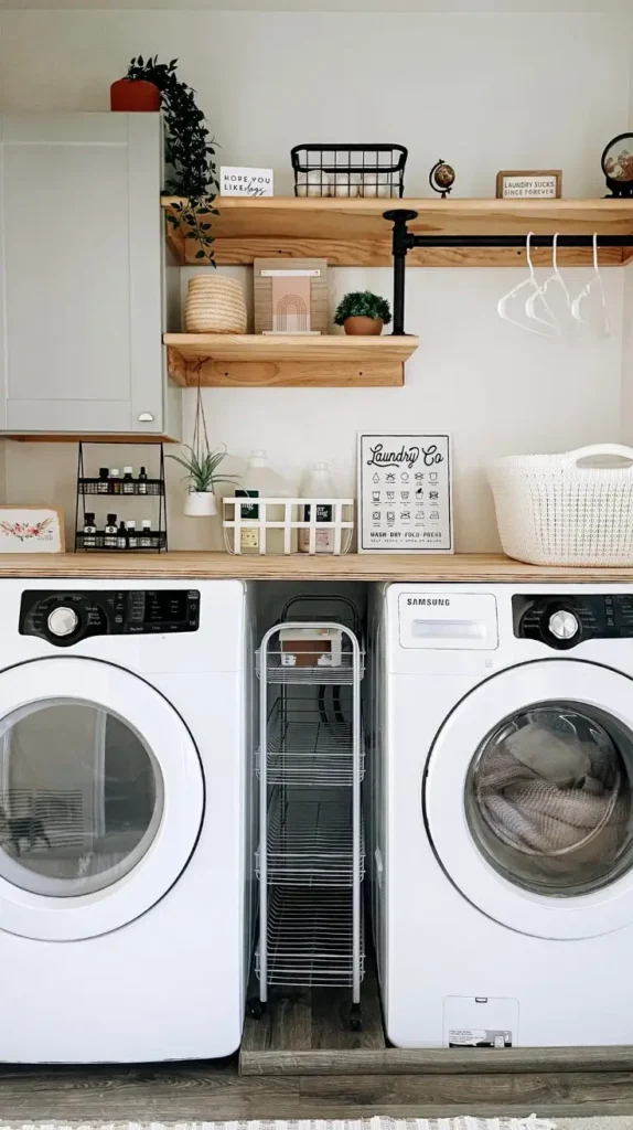 Small Narrow Laundry Room Ideas 
