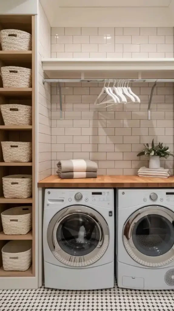 Small Narrow Laundry Room Ideas 
