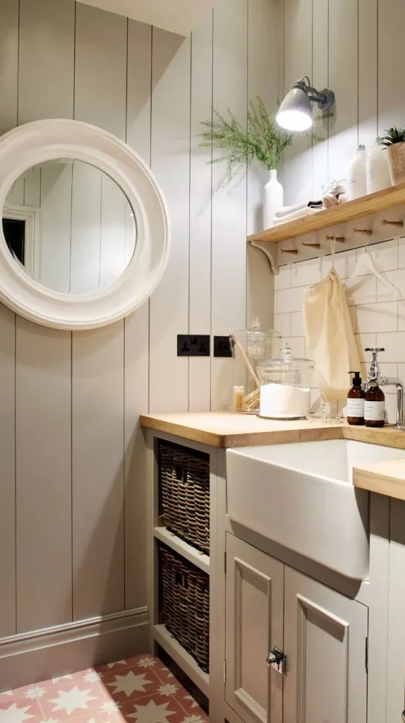 Small Narrow Laundry Room Ideas 