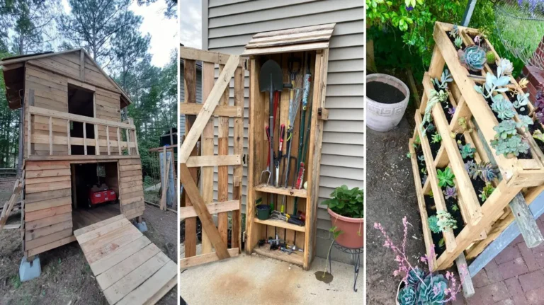 Outdoor Pallet Projects That Turn Simple Wood Into Stunning Backyard Features