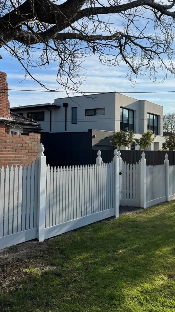 Painted Picket Fence