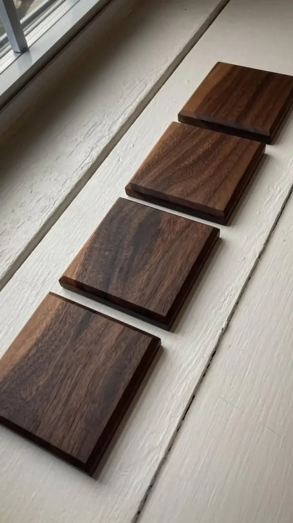 Simple Wooden Coasters