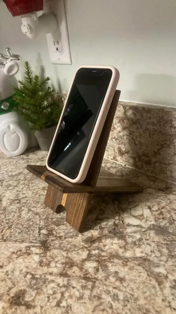Wooden Phone Stand