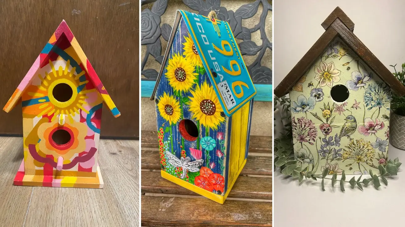 Cute Birdhouse Painting Ideas That Bring Your Garden to Life