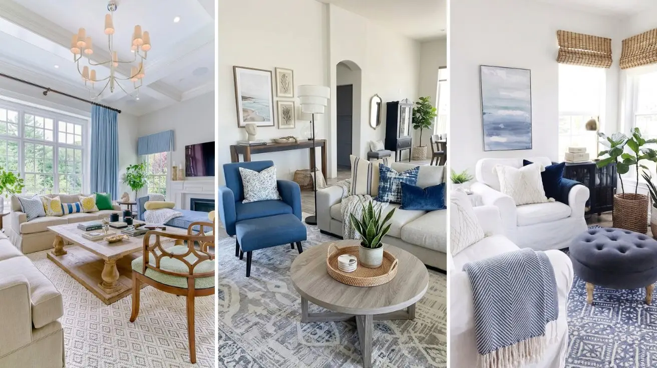 Neutral and Blue Living Room Ideas That Feel Calm, Stylish, and Timeless