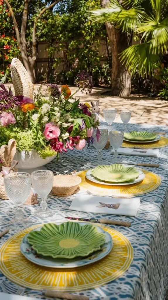 Outdoor Table Decor Ideas