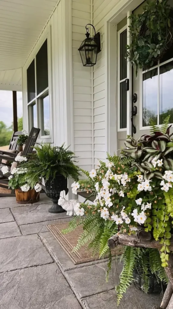 Long Front Porch Decorating Ideas 