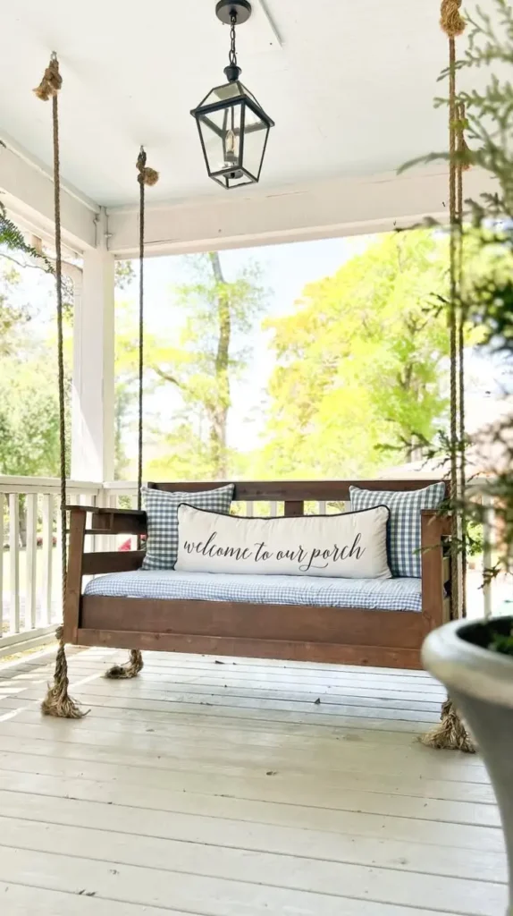 Long Front Porch Decorating Ideas