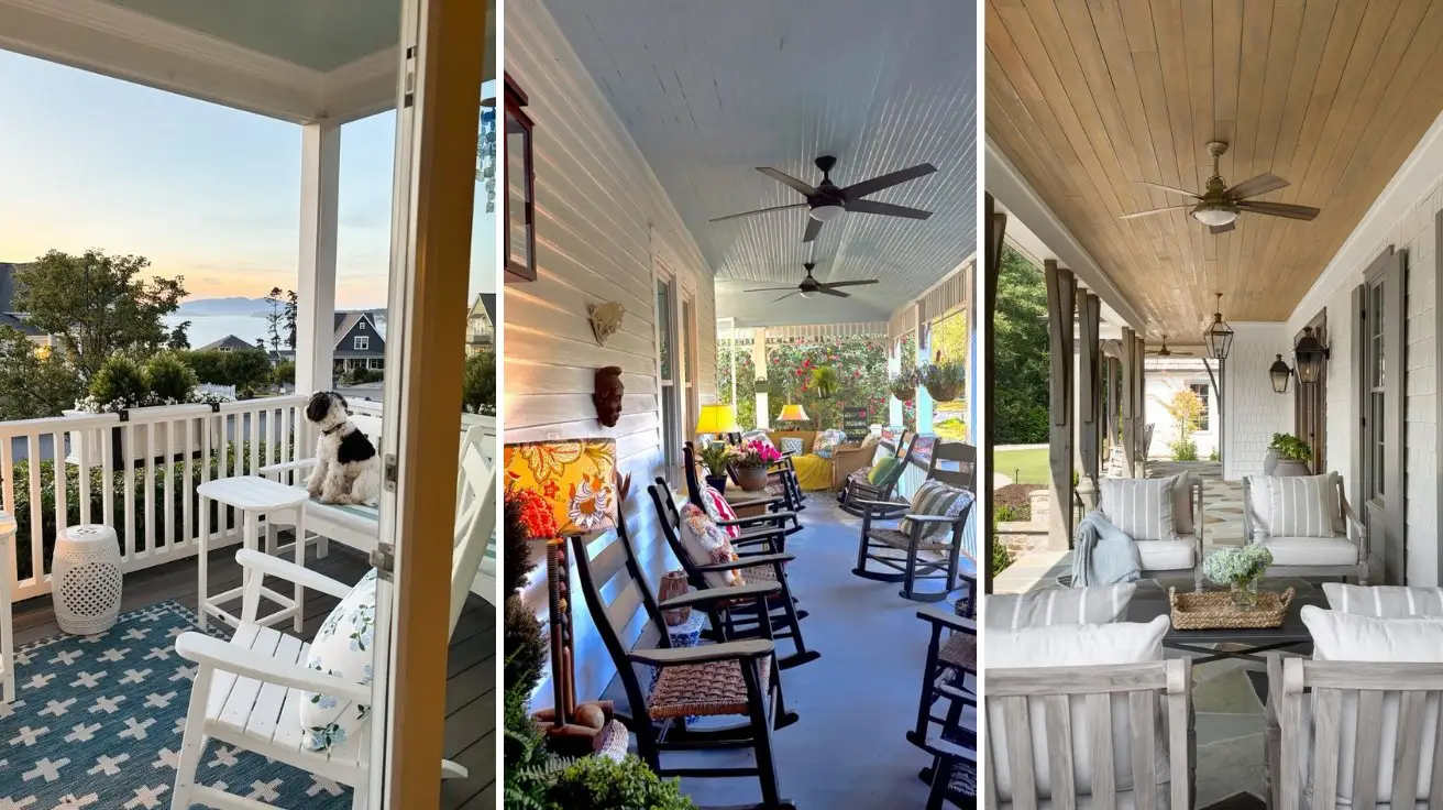 Long Front Porch Decorating Ideas That Instantly Make a Home Feel Warm and Welcoming