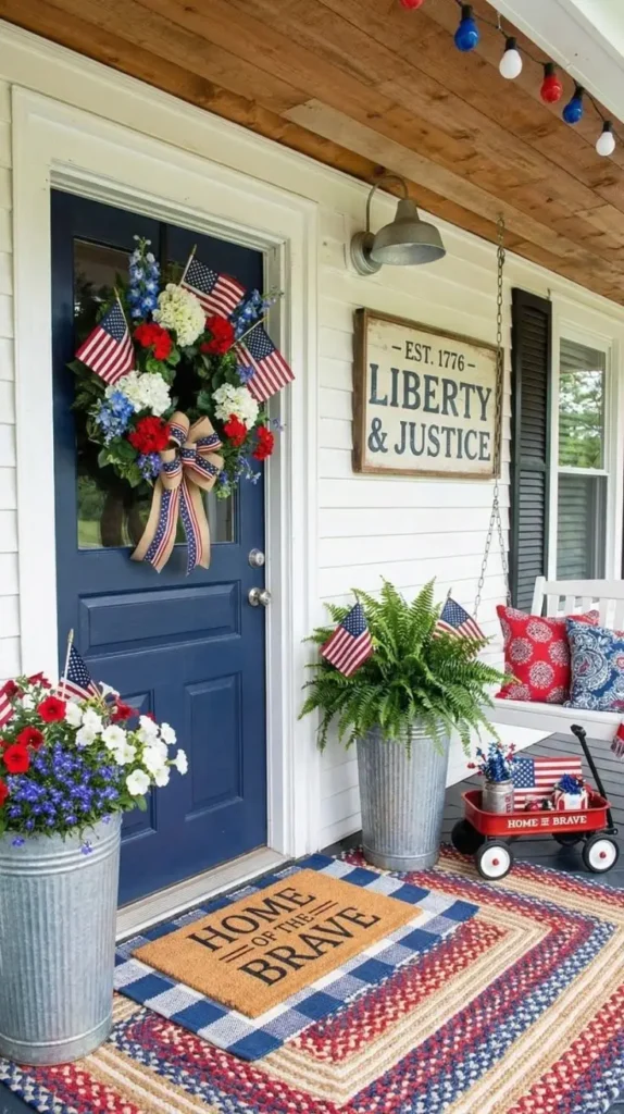 Patriotic Porch Ideas